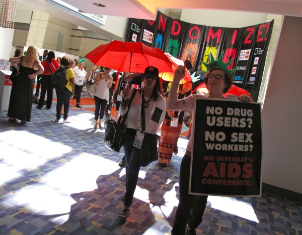 Taking action for sex worker rights, IAC 2012 in WDC,